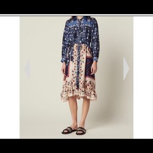 Sandra Silk Flowery Dress